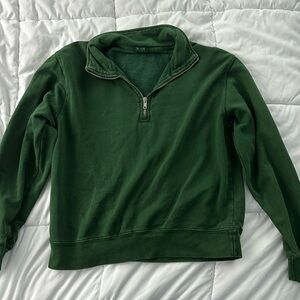 brandy melville quarter zip sweater